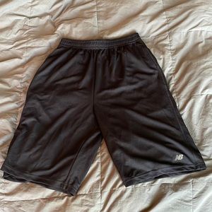 NWT: Black new balance (NB) shorts. Kids XL.
